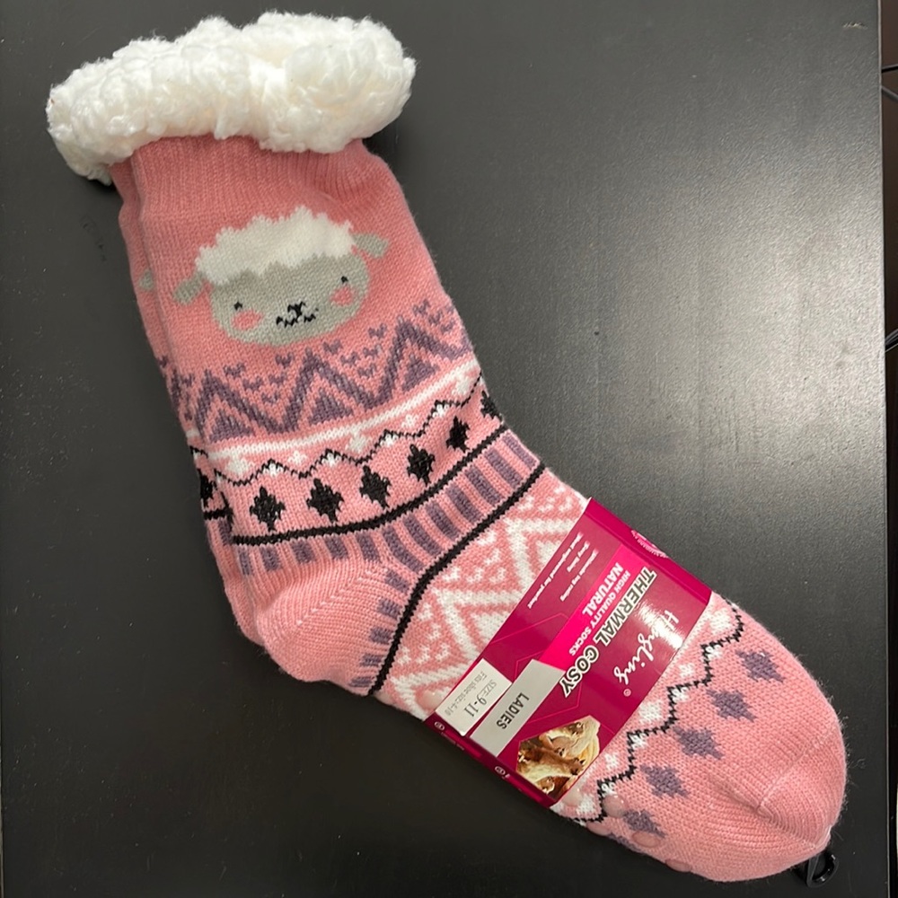 Thermal Sherpa Slipper Socks BNWT